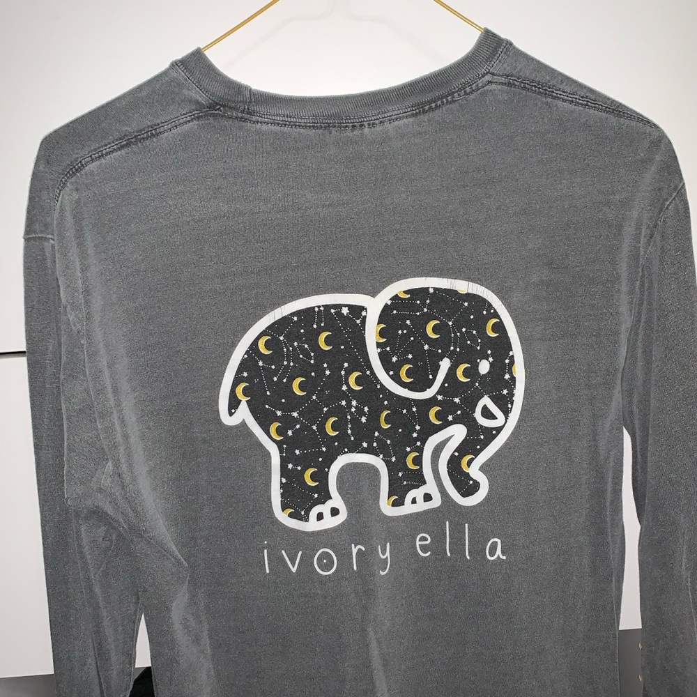 charcoal Ivory Ella long sleeve